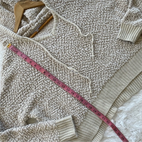 Young fabulous & Broke | popcorn knit hoodie, size M/L - Picture 6 of 9